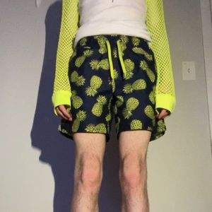 Men’s Pineapple Swim Trunks